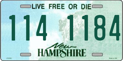 NH license plate 1141184