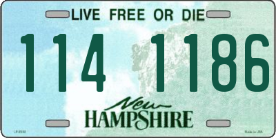 NH license plate 1141186