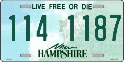 NH license plate 1141187