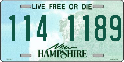 NH license plate 1141189
