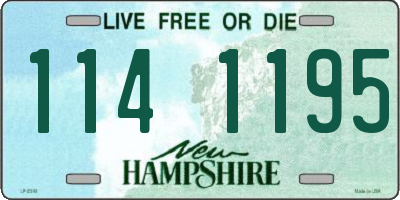 NH license plate 1141195