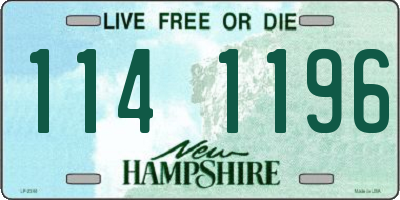 NH license plate 1141196