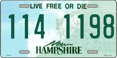 NH license plate 1141198