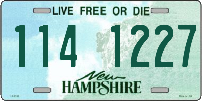 NH license plate 1141227