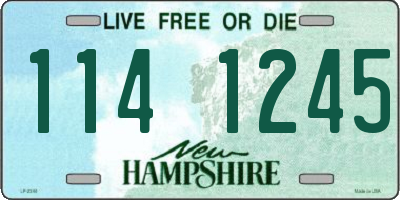 NH license plate 1141245