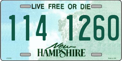 NH license plate 1141260