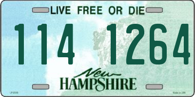 NH license plate 1141264