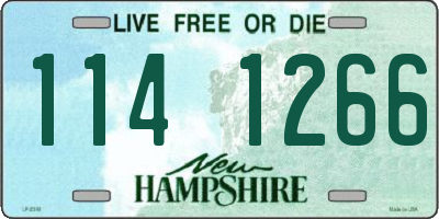 NH license plate 1141266