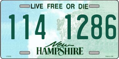 NH license plate 1141286