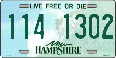 NH license plate 1141302
