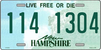 NH license plate 1141304