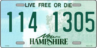 NH license plate 1141305