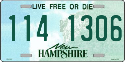 NH license plate 1141306