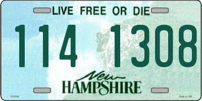 NH license plate 1141308