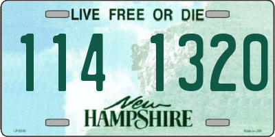 NH license plate 1141320