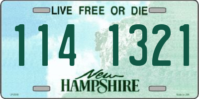 NH license plate 1141321