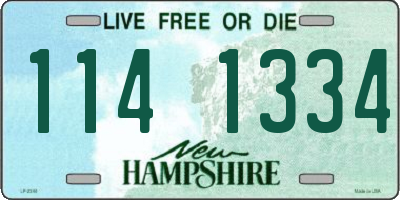 NH license plate 1141334