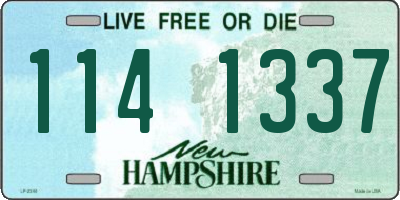 NH license plate 1141337