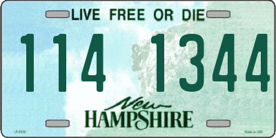 NH license plate 1141344