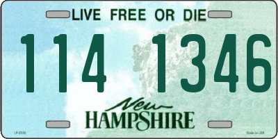 NH license plate 1141346