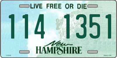 NH license plate 1141351