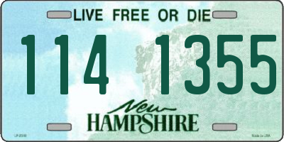 NH license plate 1141355