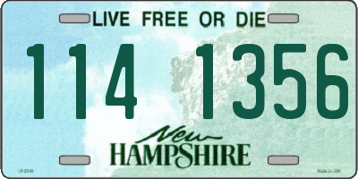 NH license plate 1141356