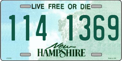 NH license plate 1141369