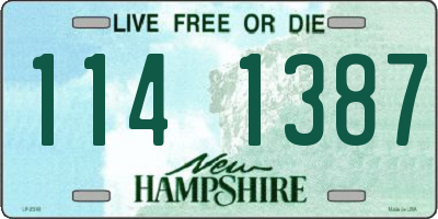 NH license plate 1141387