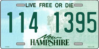 NH license plate 1141395