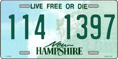 NH license plate 1141397