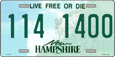 NH license plate 1141400