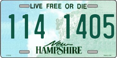 NH license plate 1141405