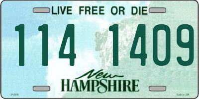 NH license plate 1141409