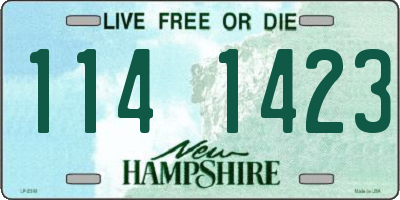 NH license plate 1141423