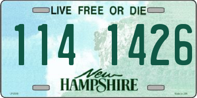 NH license plate 1141426