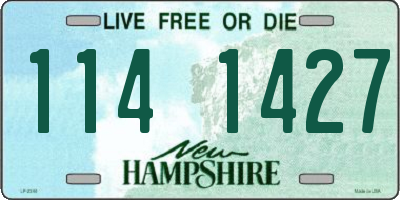NH license plate 1141427