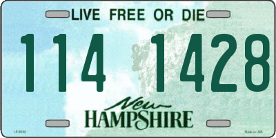 NH license plate 1141428