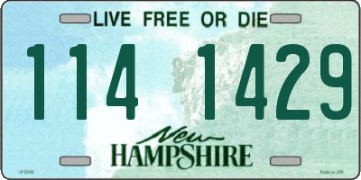 NH license plate 1141429