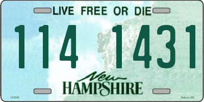 NH license plate 1141431
