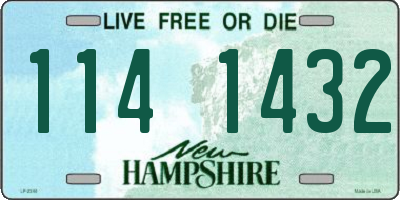 NH license plate 1141432