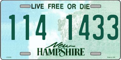 NH license plate 1141433