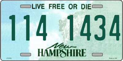 NH license plate 1141434