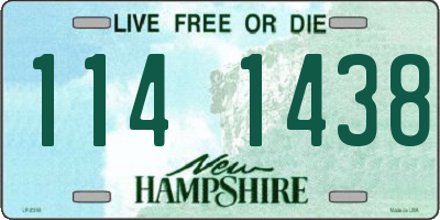 NH license plate 1141438