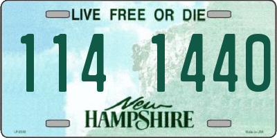 NH license plate 1141440
