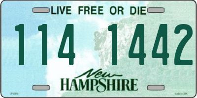 NH license plate 1141442