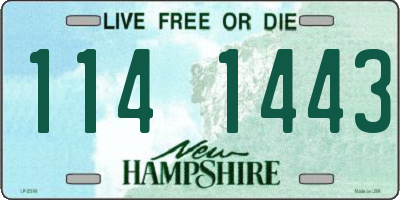 NH license plate 1141443