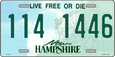 NH license plate 1141446
