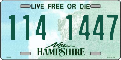 NH license plate 1141447