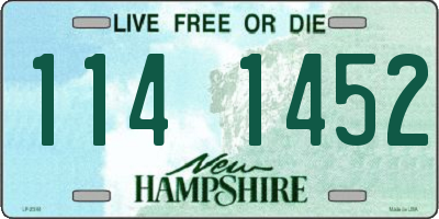NH license plate 1141452